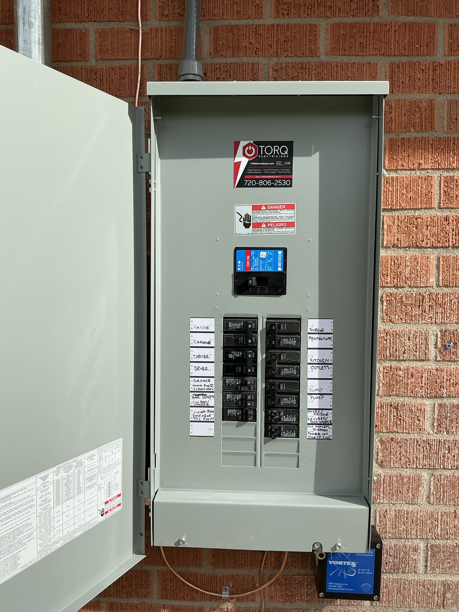 Top Quality 200 Amp Electrical Panel Upgrade installed in Centennial, CO